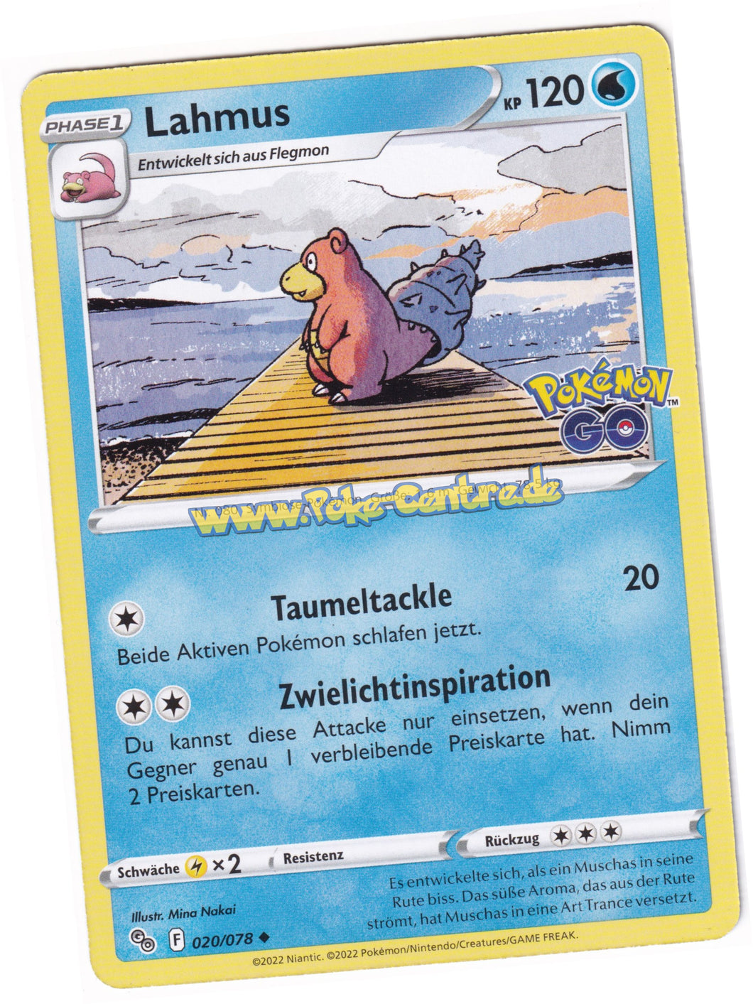 Lahmus 020/078 Uncommon - Pokemon GO Deutsch