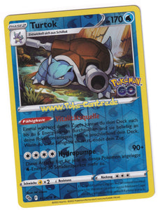 Turtok 017/078 Rare Reverse Holo - Pokemon GO Deutsch