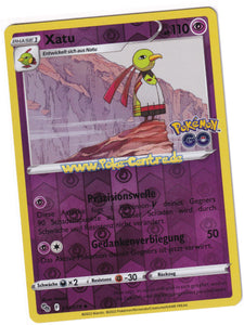Xatu 033/078 Uncommon Reverse Holo - Pokemon GO Deutsch