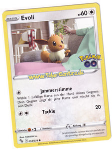 Evoli 054/078 Common - Pokemon GO Deutsch