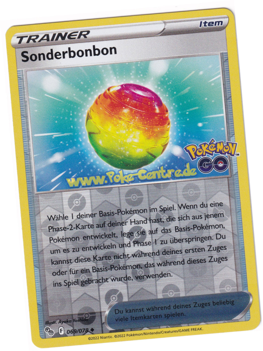 Sonderbonbon 069/078 Uncommon Reverse Holo - Pokemon GO Deutsch