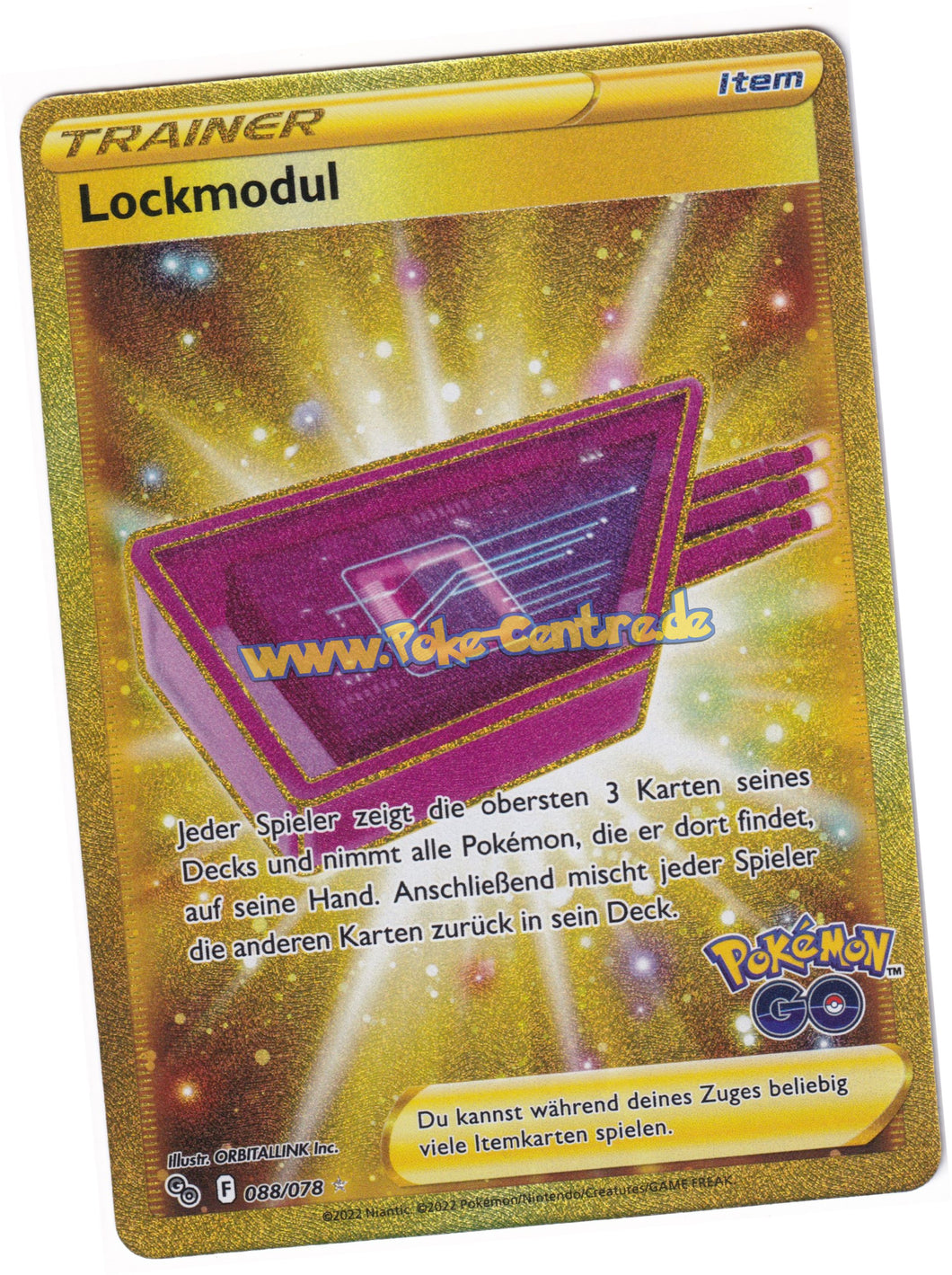 Lockmodul 088/078 Secret Rare - Pokemon GO Deutsch