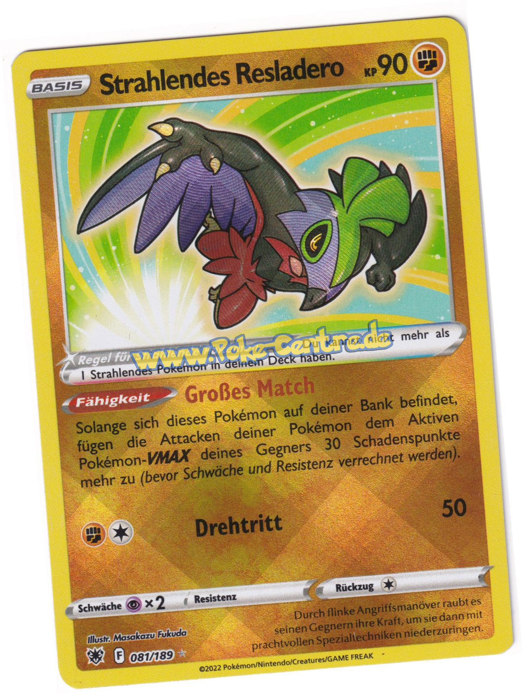 Strahlendes Resladero 081/189 Radiant Rare