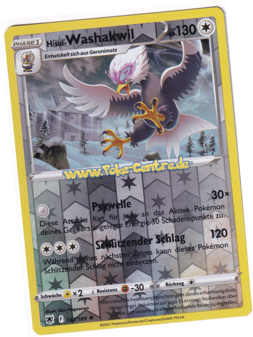 Hisui-Washakwil 132/189 Rare Reverse Holo