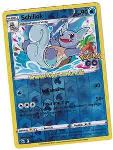 Schillok 016/078 Uncommon Reverse Holo - Pokemon GO Deutsch