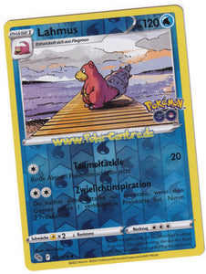 Lahmus 020/078 Uncommon Reverse Holo - Pokemon GO Deutsch