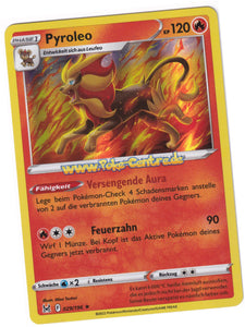 Pyroleo 029/196 Rare Holo - Verlorener Ursprung Deutsch