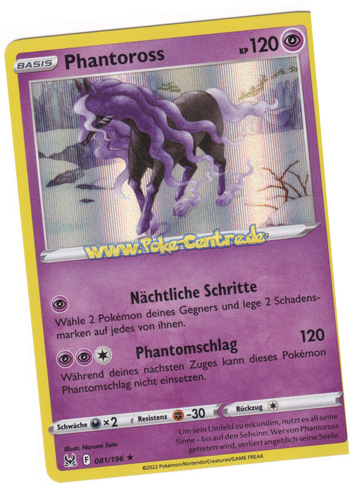 Phantoross 081/196 Rare Holo - Verlorener Ursprung Deutsch