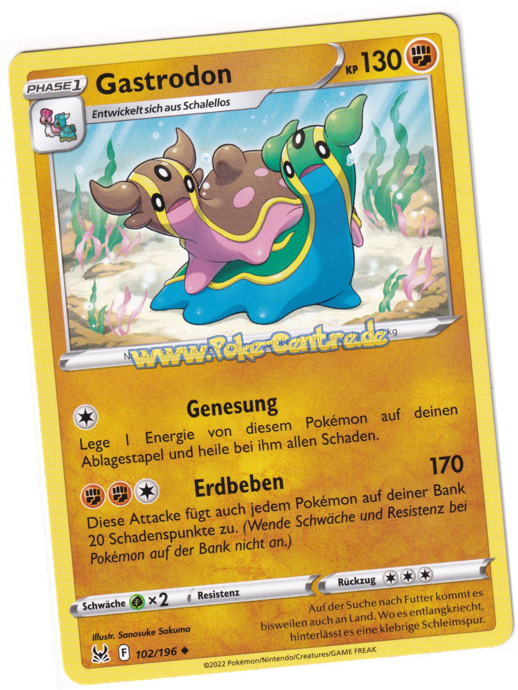 Gastrodon 102/196 Uncommon - Verlorener Ursprung Deutsch