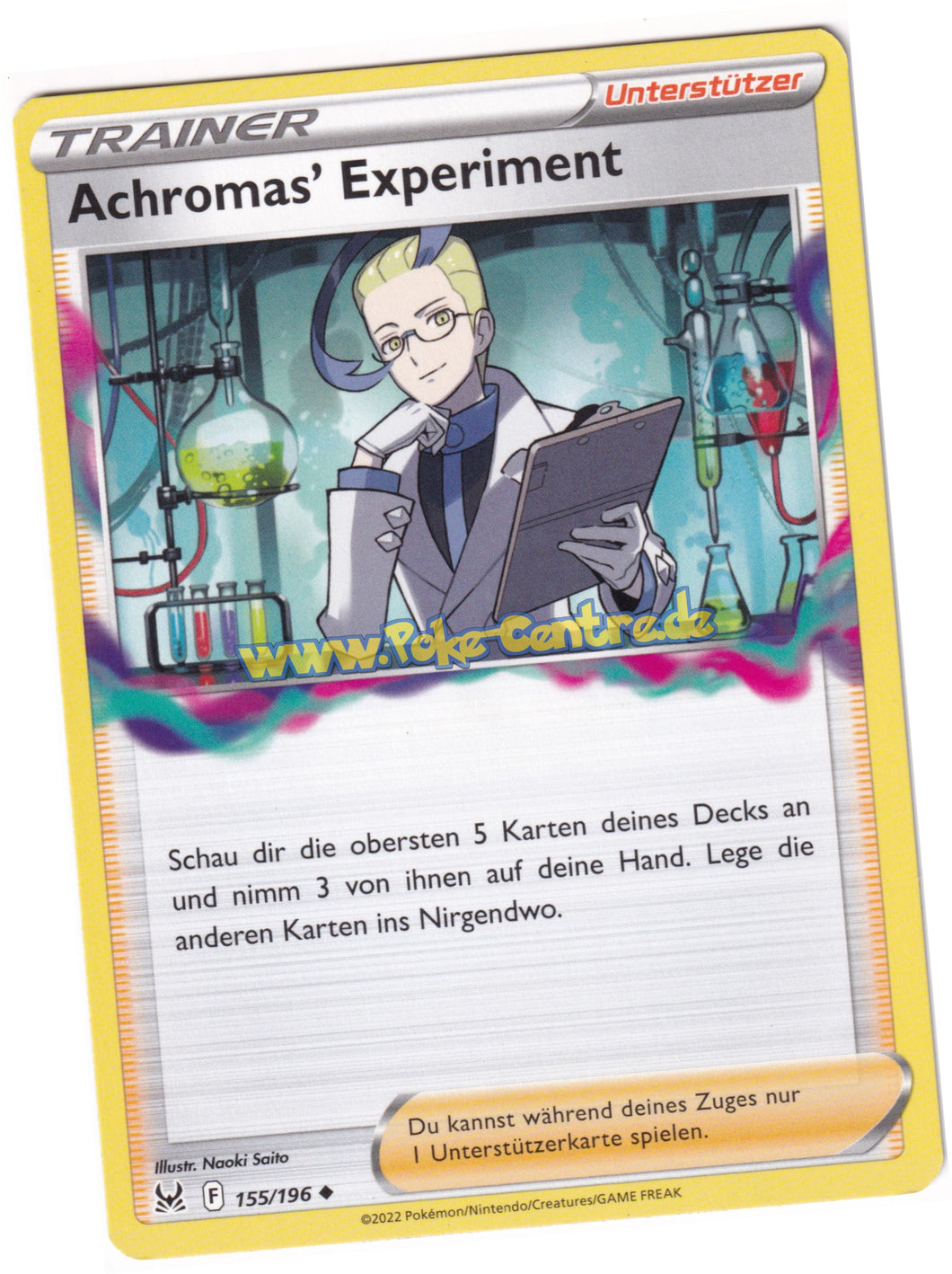 Achromas' Experiment 155/196 Uncommon - Verlorener Ursprung Deutsch