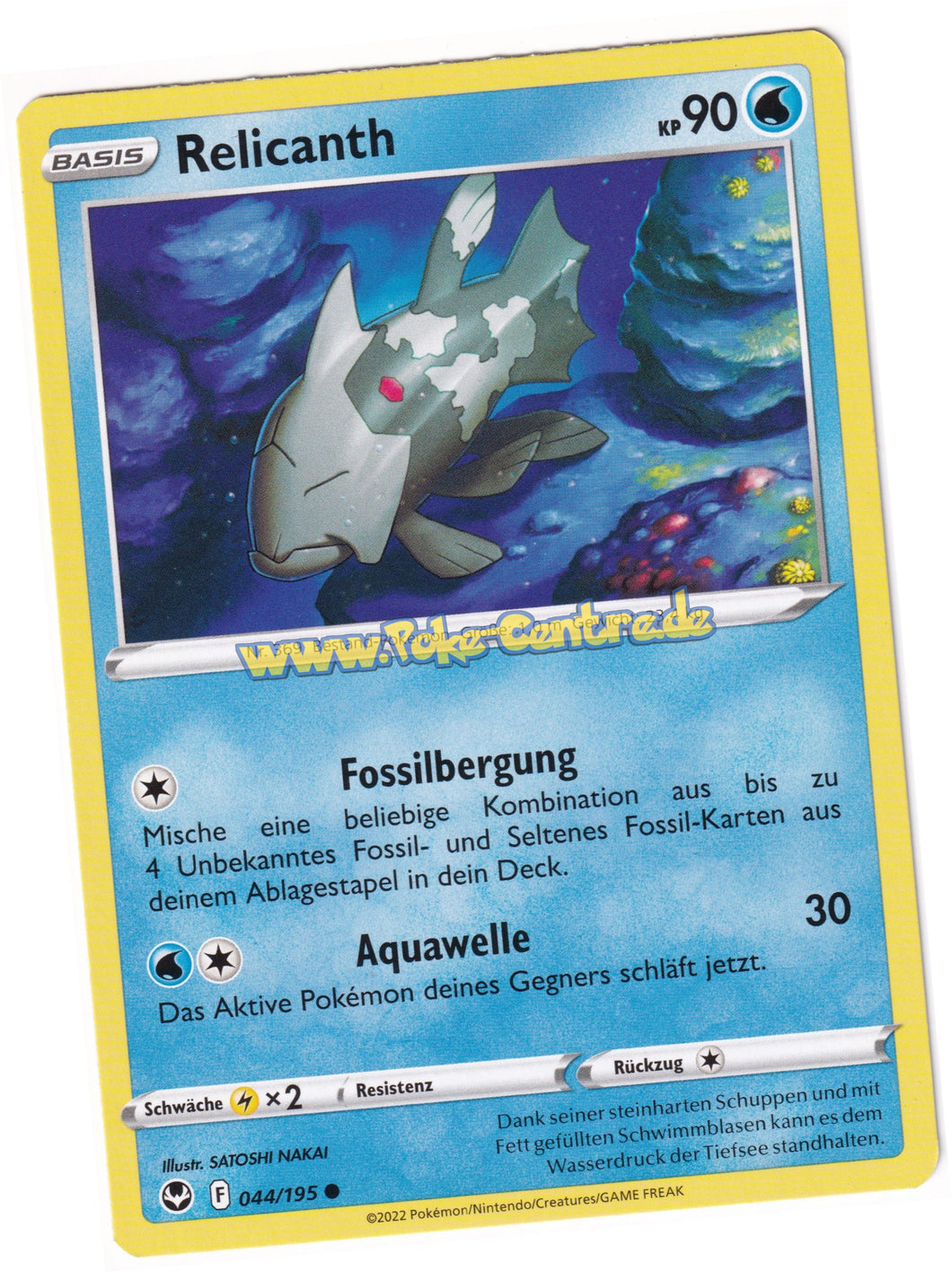 Relicanth 044/195 Common - Silberne Sturmwinde Deutsch