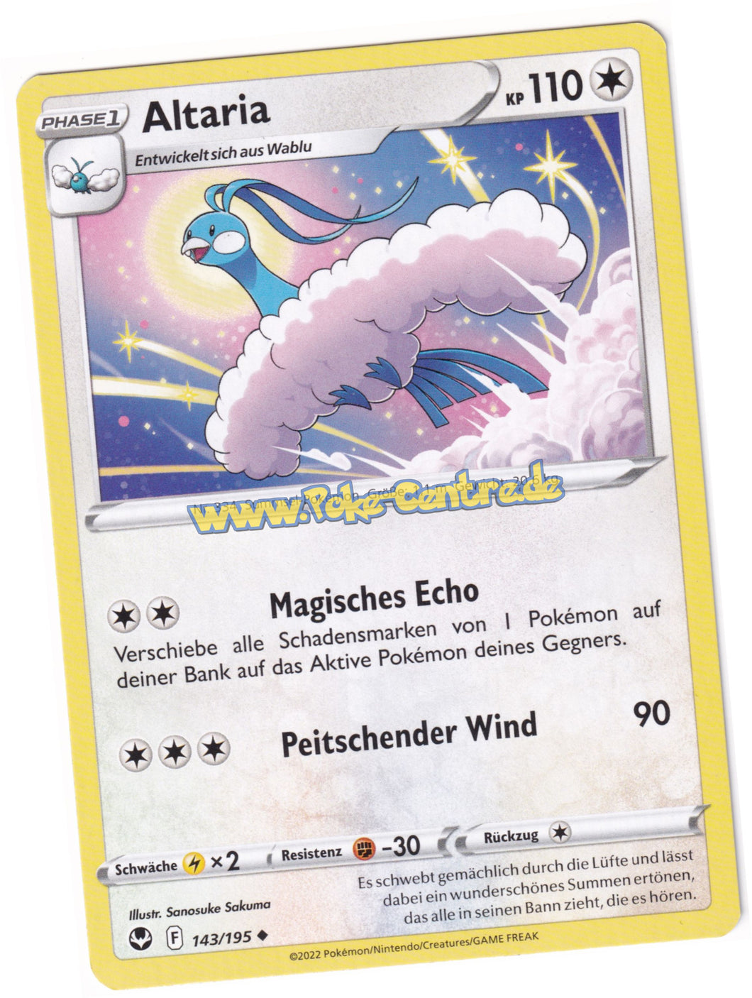 Altaria 143/195 Uncommon - Silberne Sturmwinde Deutsch