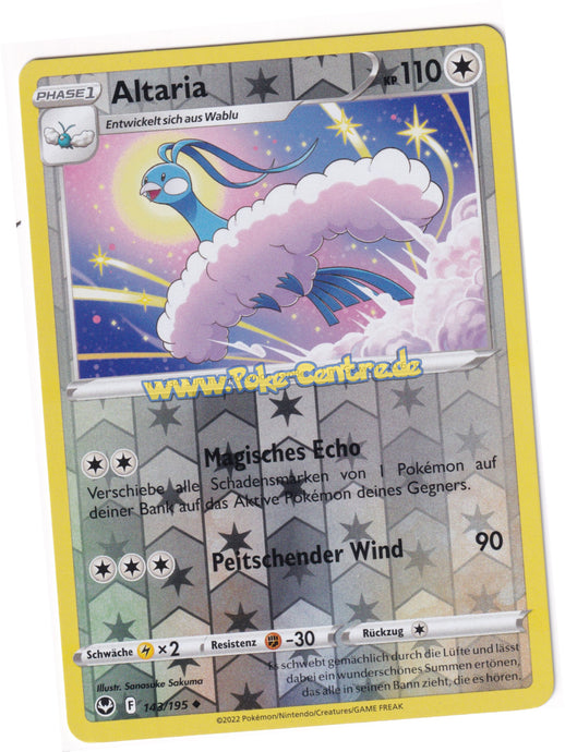 Altaria 143/195 Uncommon Reverse Holo - Silberne Sturmwinde Deutsch