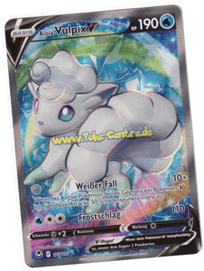 Alola-Vulpix-V 173/195 Ultra Rare - Silberne Sturmwinde Deutsch
