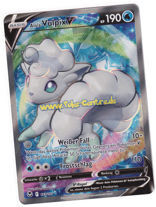 Alola-Vulpix-V 173/195 Ultra Rare - Silberne Sturmwinde Deutsch