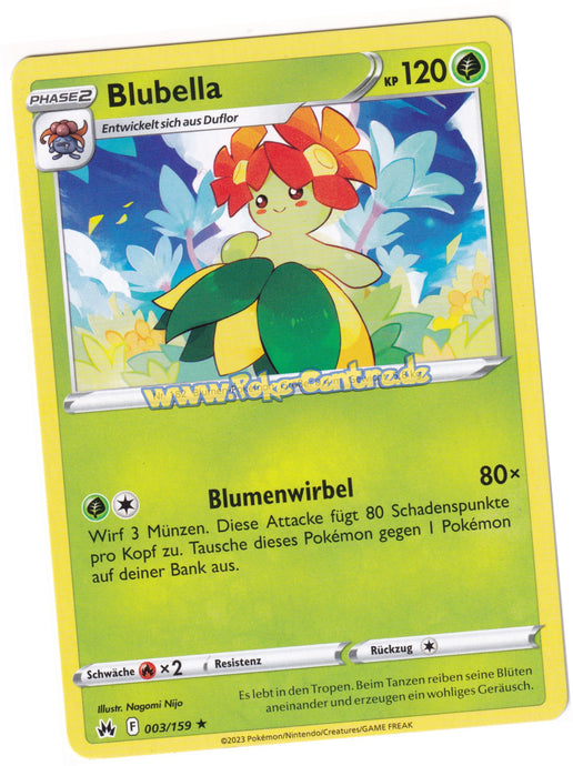 Blubella 003/159 Rare - Zenit der Könige Deutsch