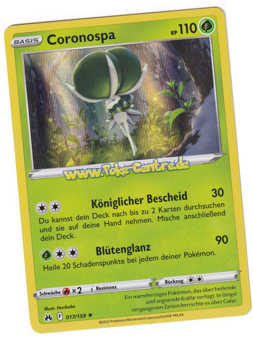 Coronospa 017/159 Rare Holo- Zenit der Könige Deutsch