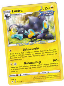 Luxtra 043/159 Rare - Zenit der Könige Deutsch
