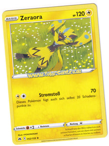 Zeraora 052/159 Rare - Zenit der Könige Deutsch