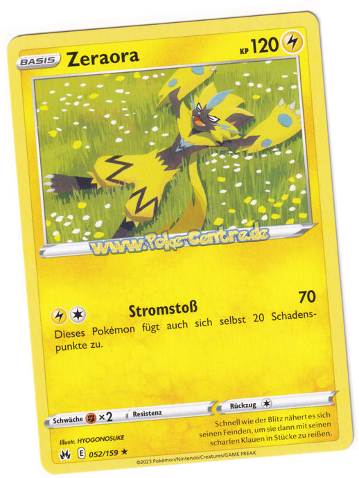 Zeraora 052/159 Rare - Zenit der Könige Deutsch