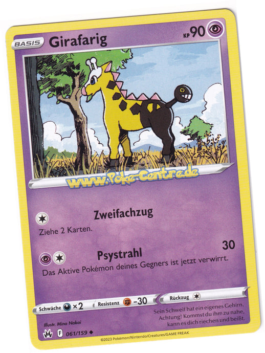 Girafarig 061/159 Uncommon - Zenit der Könige Deutsch