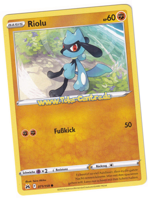 Riolu 071/159 Common - Zenit der Könige Deutsch