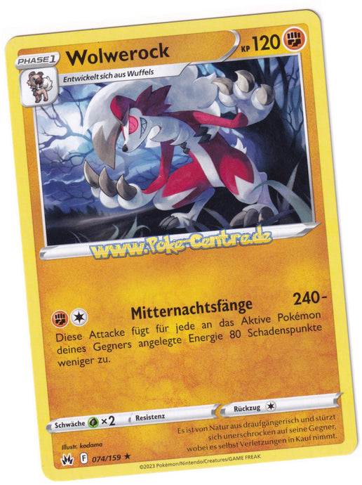 Wolwerock 074/159 Rare - Zenit der Könige Deutsch