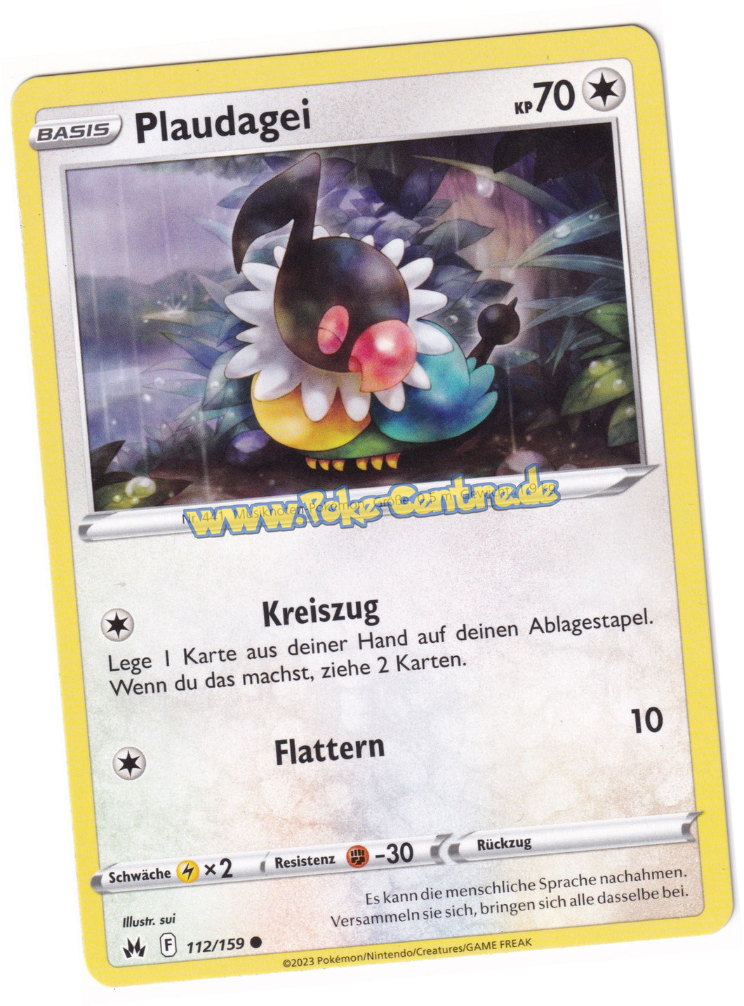 Plaudagei 112/159 Common - Zenit der Könige Deutsch