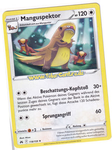 Manguspektor 118/159 Rare - Zenit der Könige Deutsch