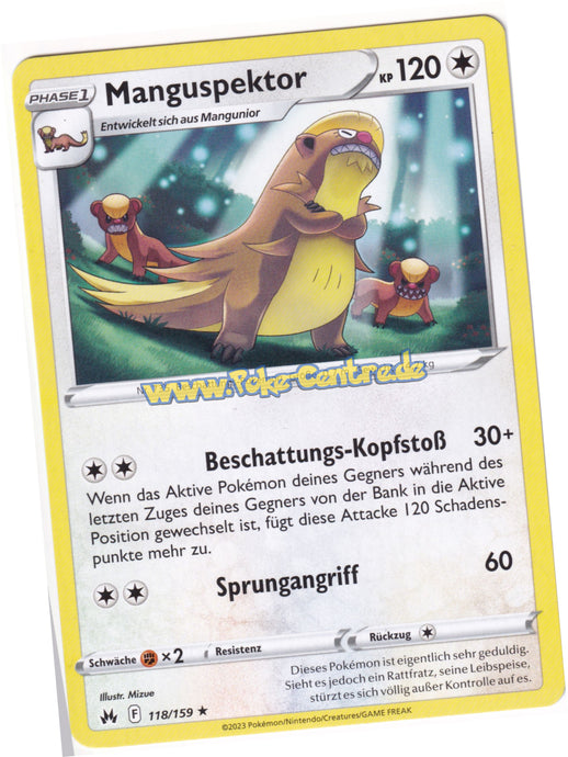 Manguspektor 118/159 Rare - Zenit der Könige Deutsch