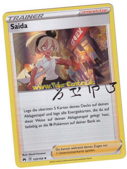 Saida 123/159 Rare Holo- Zenit der Könige Deutsch