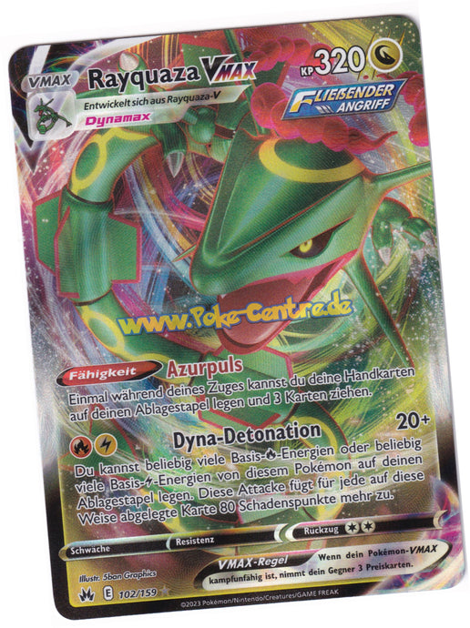 Rayquaza-VMax 102/159 Fullart - Zenit der Könige Deutsch