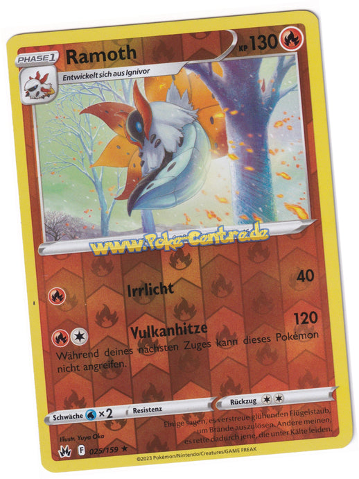 Ramoth 025/159 Rare Reverse Holo - Zenit der Könige Deutsch