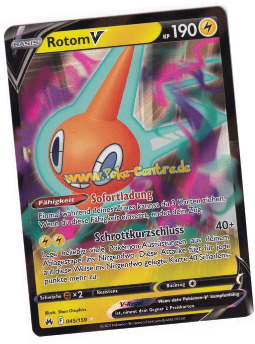 Rotom-V 045/159 Fullart - Zenit der Könige Deutsch
