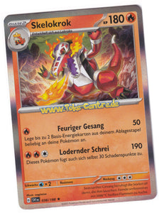 Skelokrok 038/198 Rare Holo - Karmesin & Purpur Deutsch