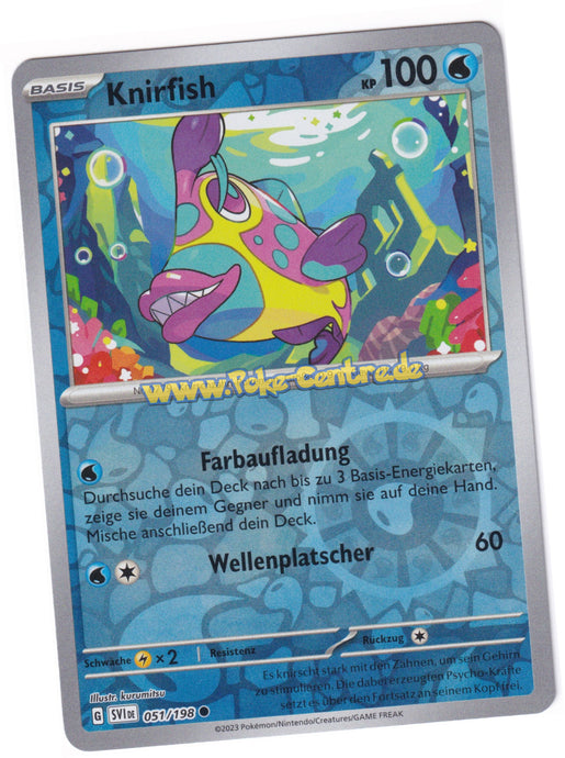 Knirfish 051/198 Common Reverse Holo - Karmesin & Purpur Deutsch