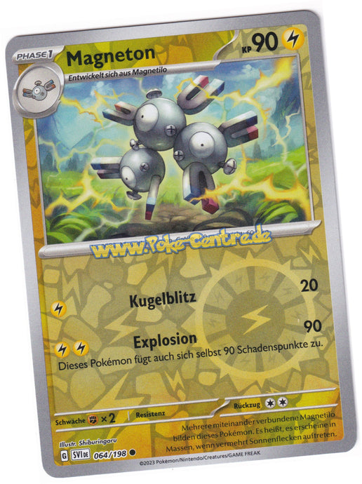 Magneton 064/198 Common Reverse Holo - Karmesin & Purpur Deutsch