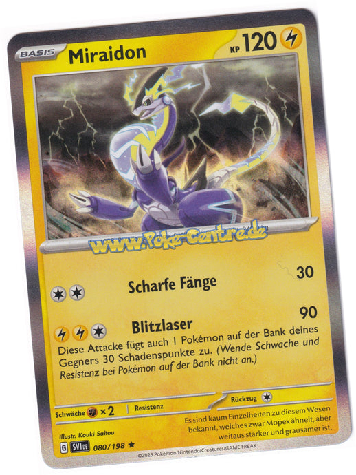 Miraidon 080/198 Rare Holo - Karmesin & Purpur Deutsch
