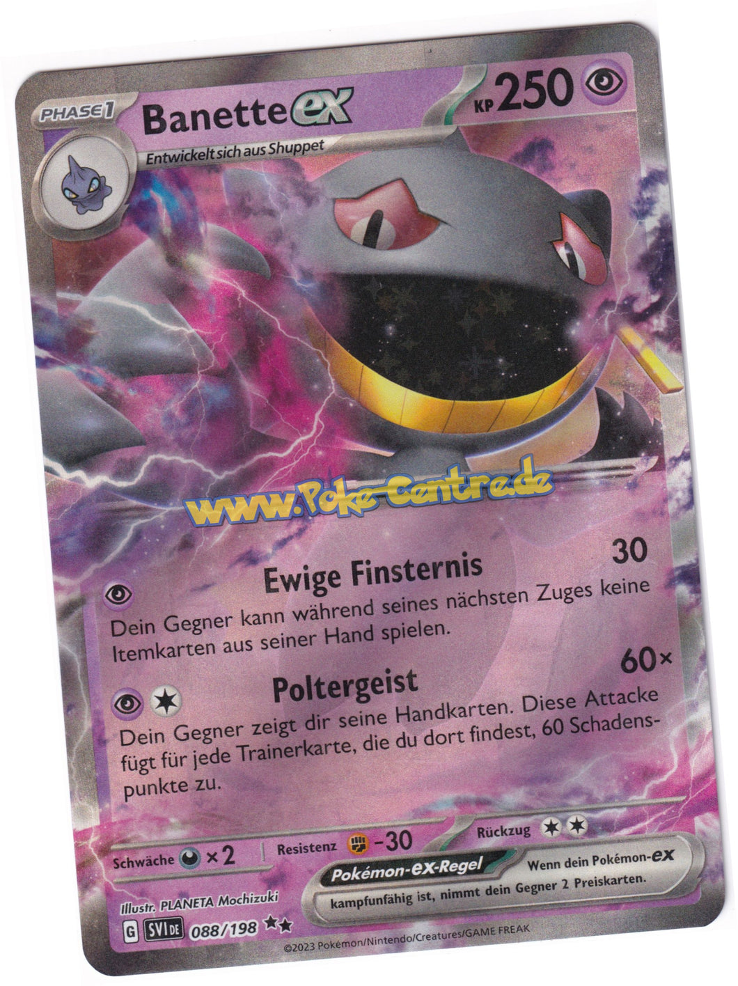 Banette-ex 088/198 Double Rare - Karmesin & Purpur Deutsch