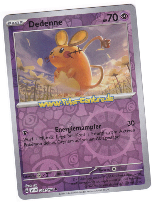 Dedenne 094/198 Common Reverse Holo - Karmesin & Purpur Deutsch