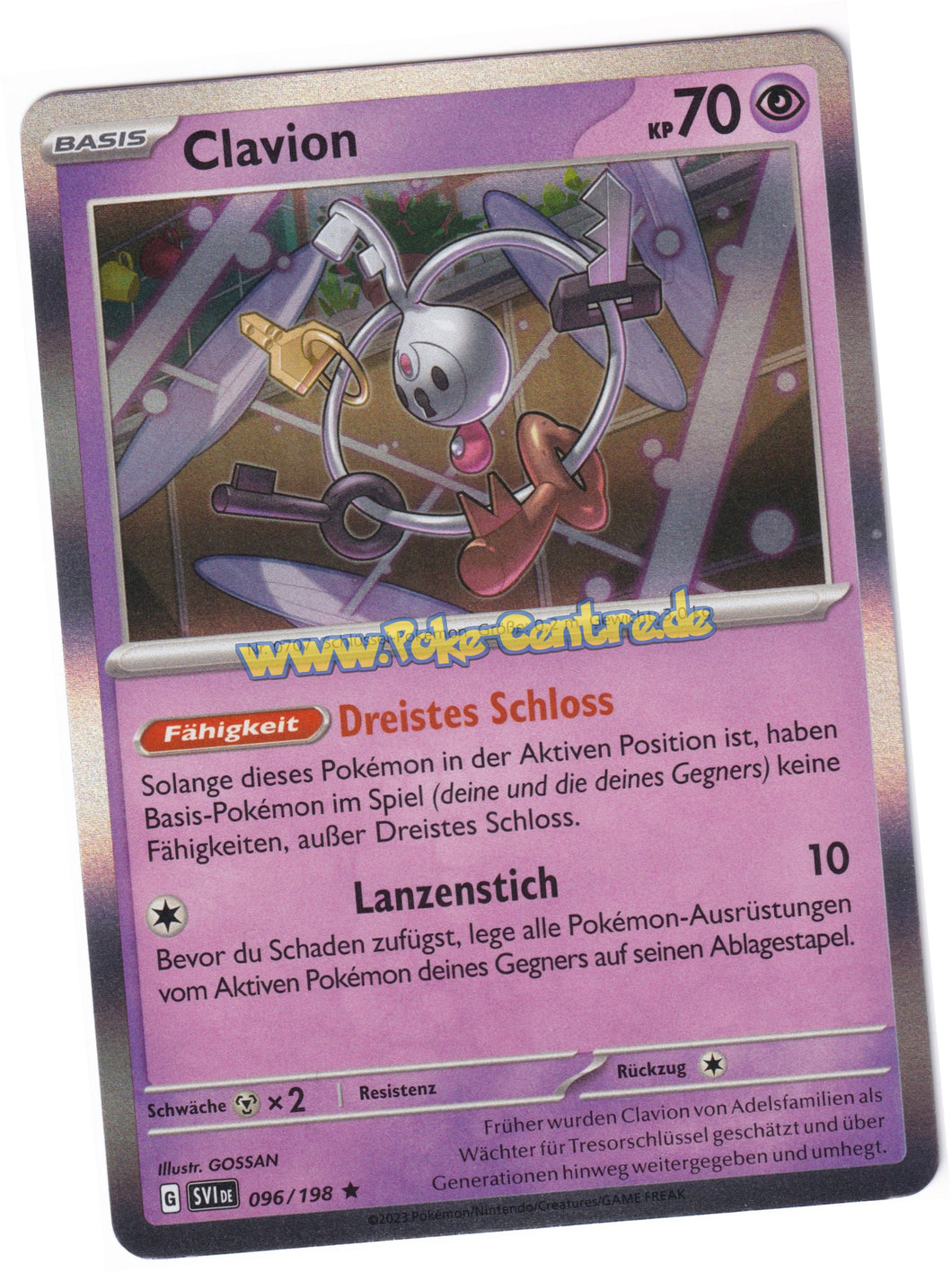 Clavion 096/198 Rare Holo - Karmesin & Purpur Deutsch