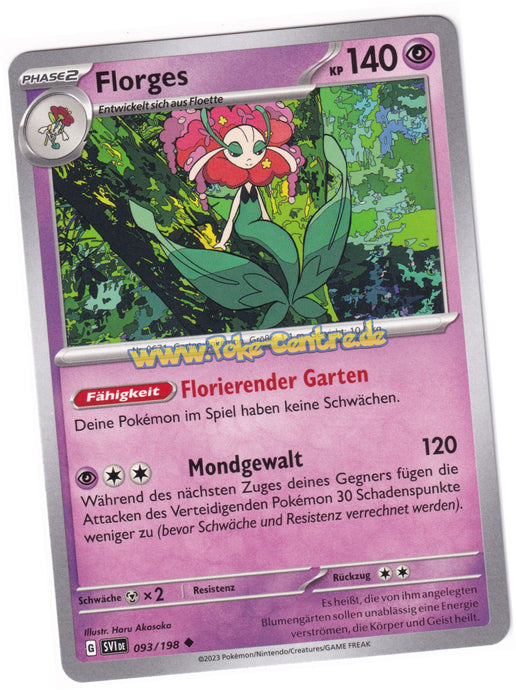Florges 093/198 Uncommon - Karmesin & Purpur Deutsch