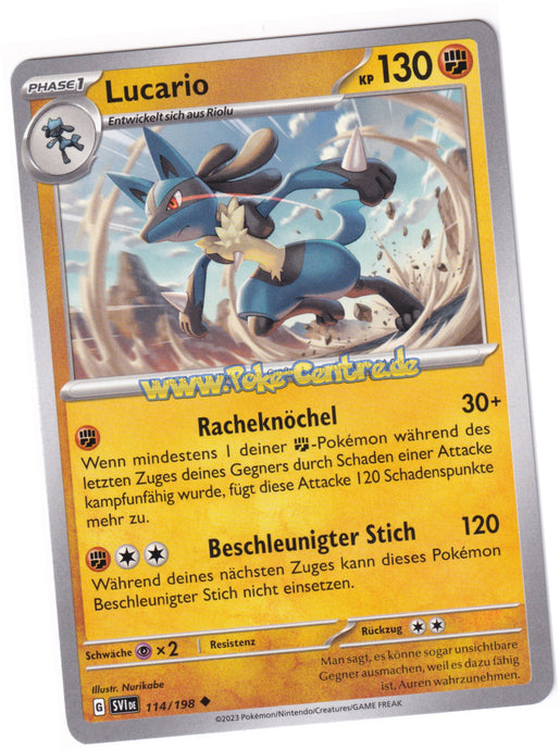 Lucario 114/198 Uncommon - Karmesin & Purpur Deutsch