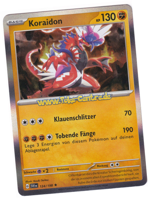 Koraidon 124/198 Rare Holo - Karmesin & Purpur Deutsch
