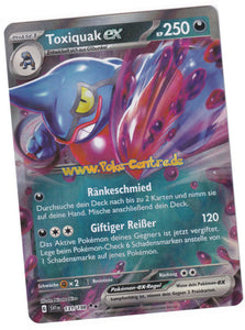 Toxiquak-ex 131/198 Double Rare - Karmesin & Purpur Deutsch
