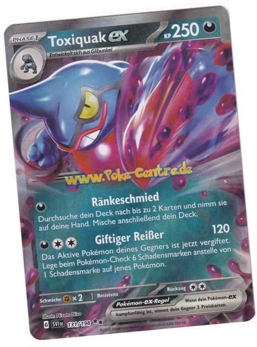 Toxiquak-ex 131/198 Double Rare - Karmesin & Purpur Deutsch