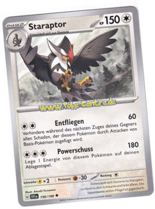 Staraptor 150/198 Uncommon - Karmesin & Purpur Deutsch