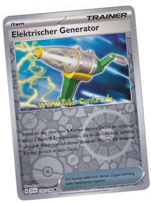 Elektrischer Generator 170/198 Uncommon Reverse Holo - Karmesin & Purpur Deutsch