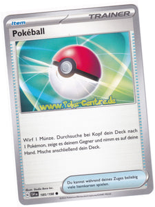 Pokéball 185/198 Common - Karmesin & Purpur Deutsch