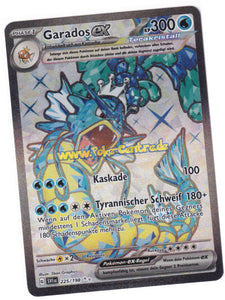 Garados-ex 225/198 Fullart - Karmesin & Purpur Deutsch